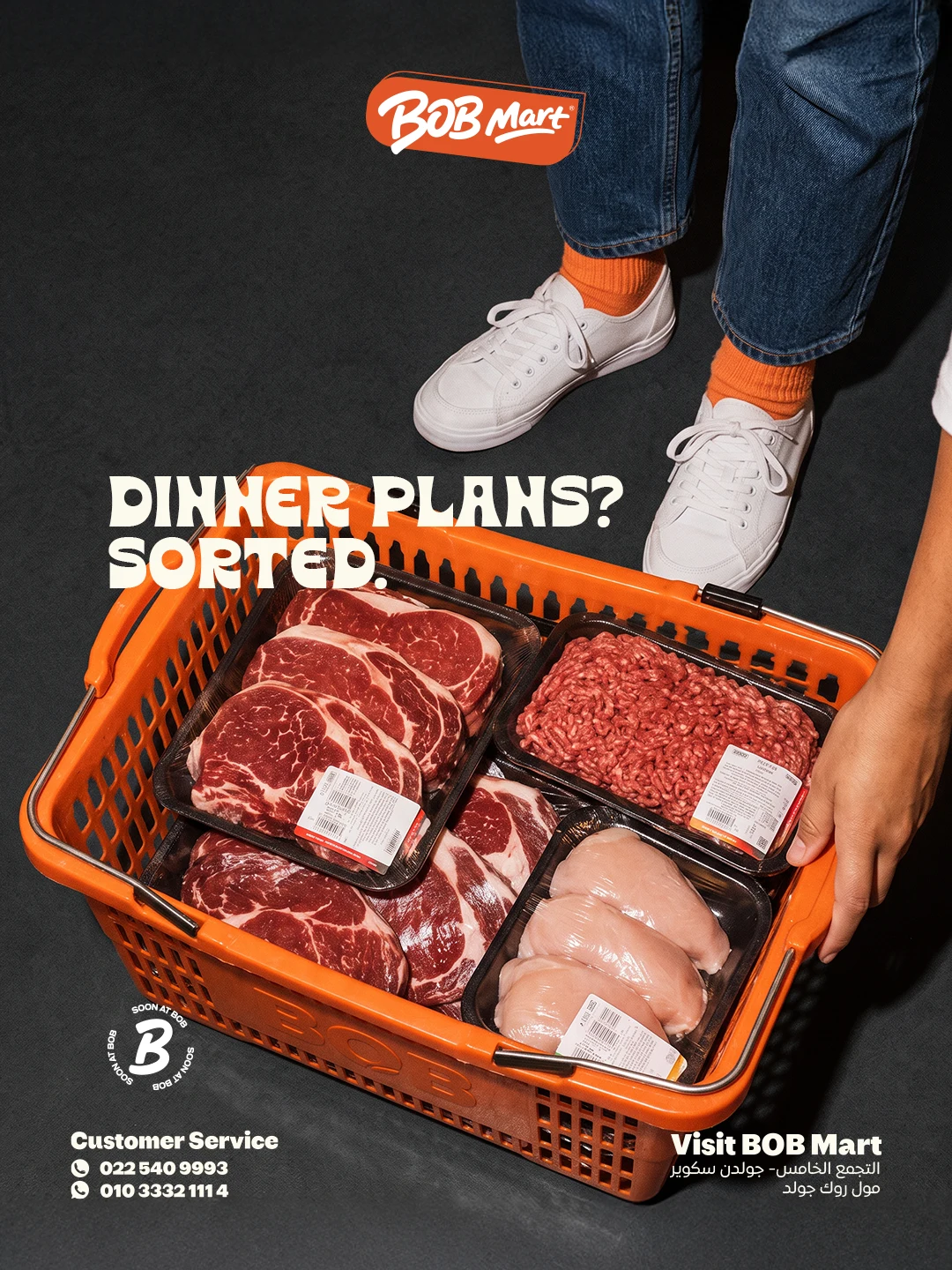 BOB Mart fresh food campaign