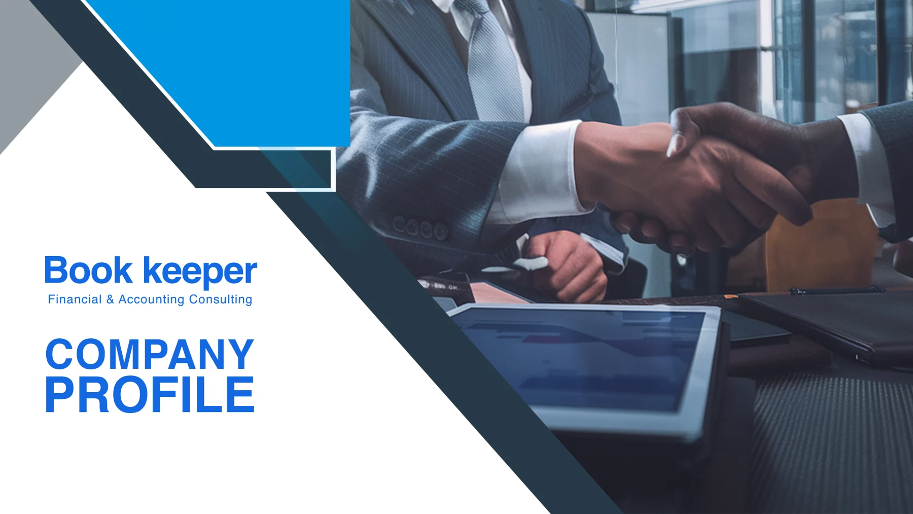Bookkeeper company profile cover