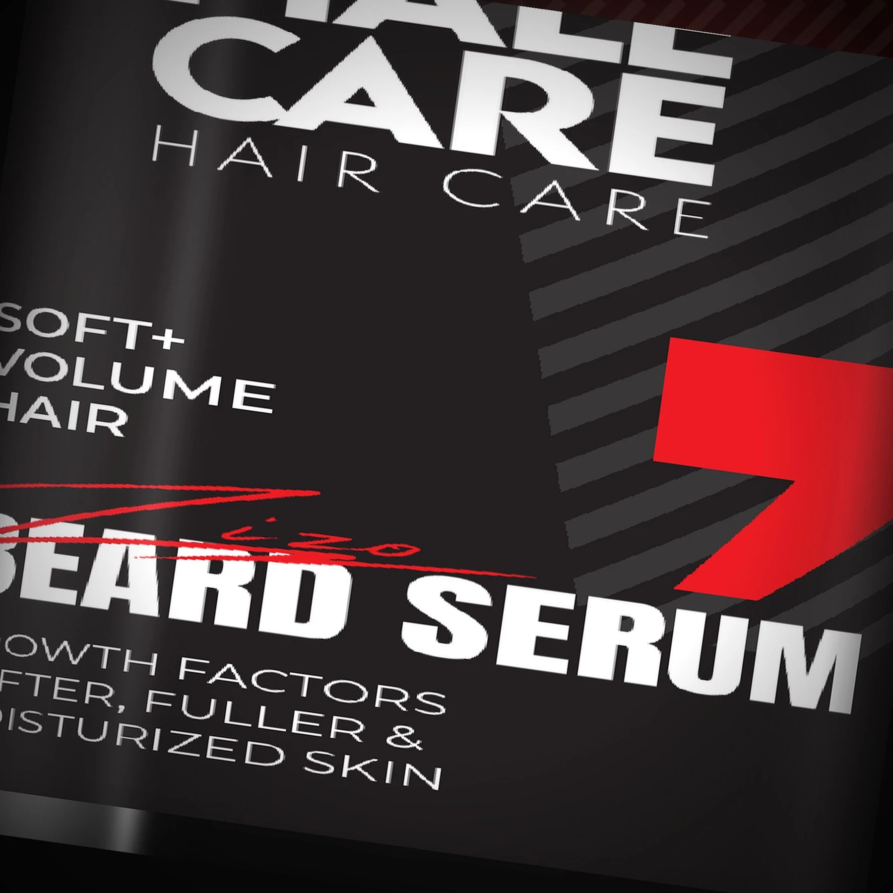 Beard serum / packaging detail