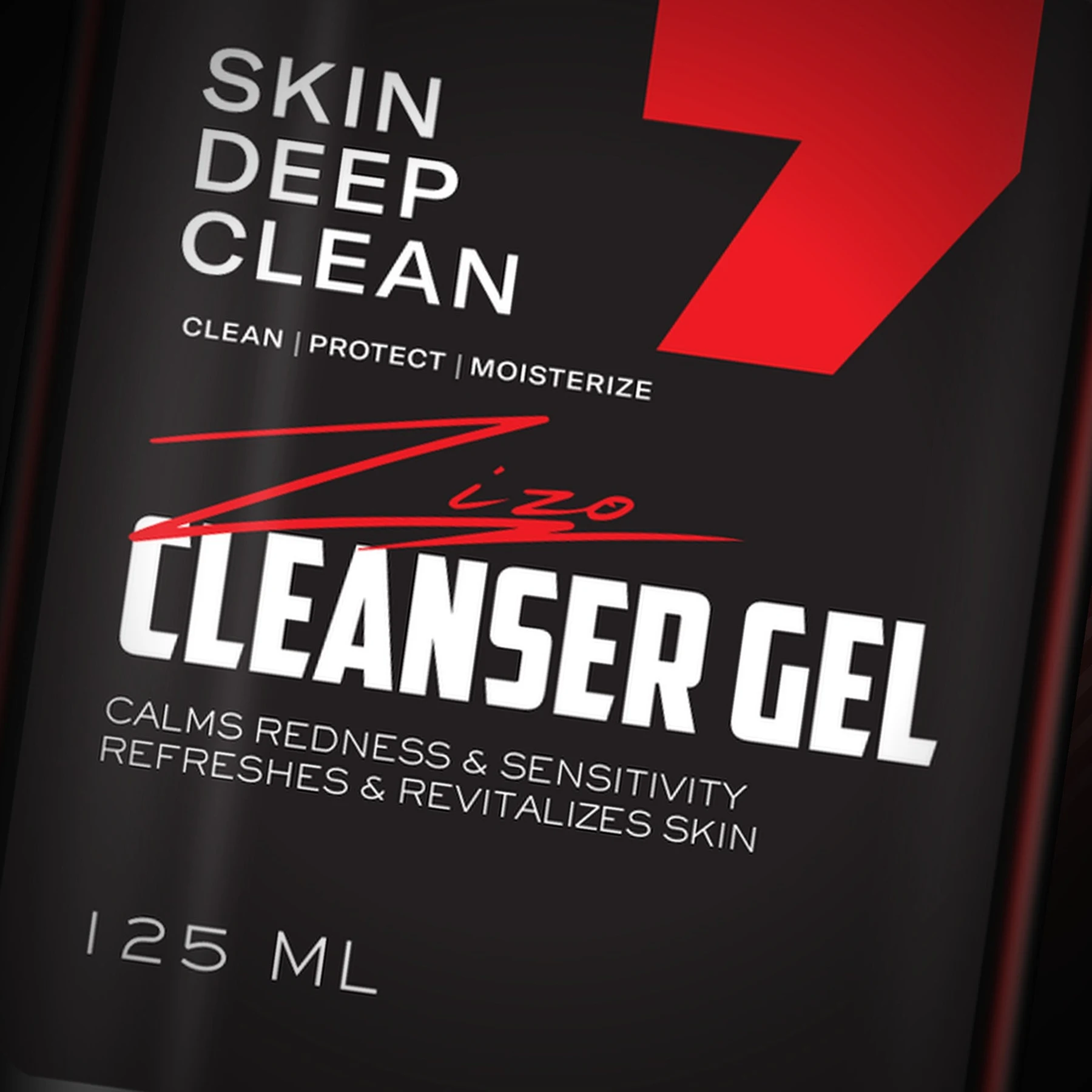 Cleanser / packaging detail