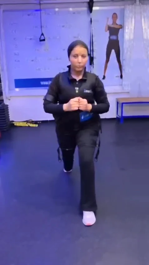 Wave Fit trainer inside the studio