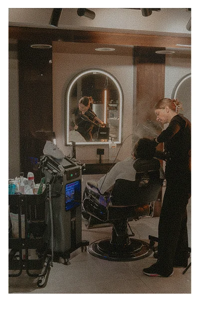 The salon / photography for ZIZO Salon