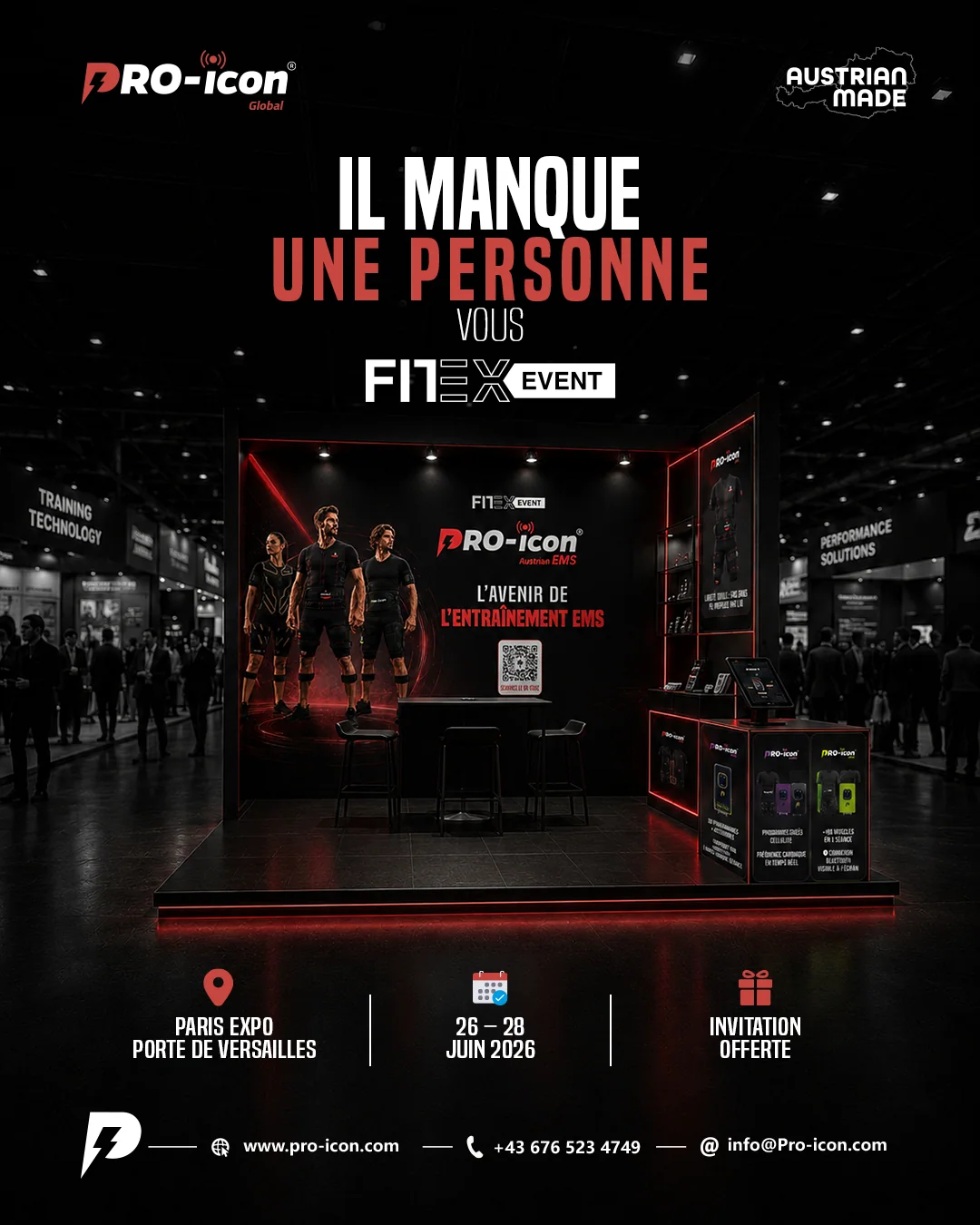 France / event creative for PRO ICON